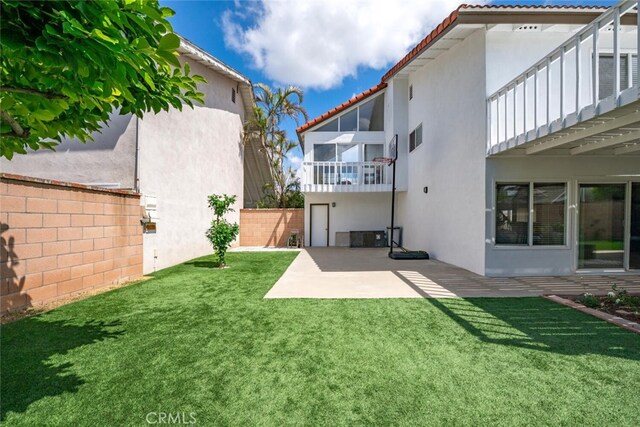 4200 Avenida Sevilla, Cypress, CA 90630 - view of yard featuring a balcony and a patio