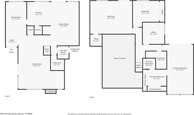 4200 Avenida Sevilla, Cypress, CA 90630 - room layout