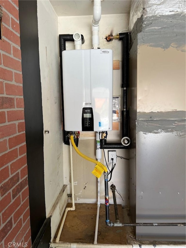 utilities featuring water heater