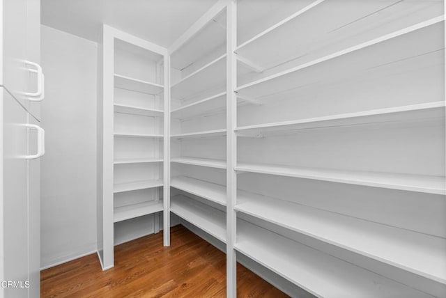 view of storage area