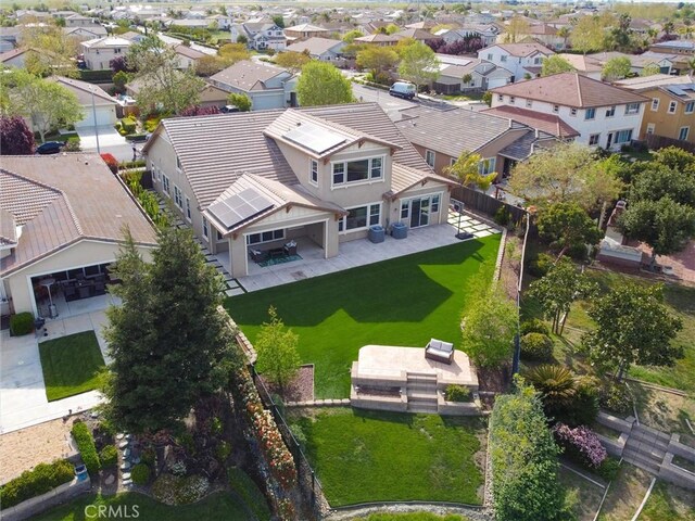 drone / aerial view featuring a residential view