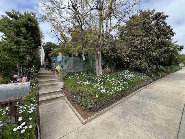 exterior space with fence