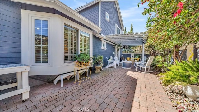2617 Huntington Ln Unit B, Redondo Beach, CA 90278 - view of patio featuring a pergola