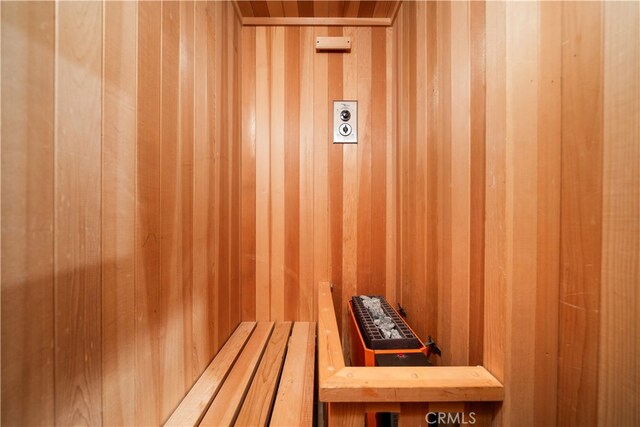 1930 S Beverly Glen Blvd Unit 103, Los Angeles, CA 90025 - relaxing sauna / steam room featuring wood walls