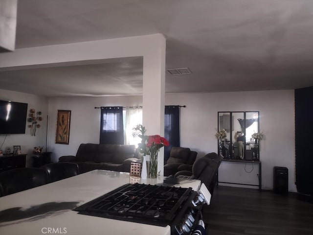 8782 Peach Ave, Hesperia, CA 92345 - kitchen with open floor plan and wood finished floors