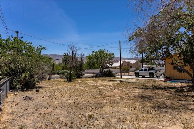 8782 Peach Ave, Hesperia, CA 92345 - view of yard featuring a mountain view