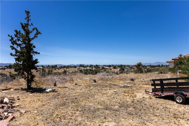 8782 Peach Ave, Hesperia, CA 92345 - view of yard with a mountain view