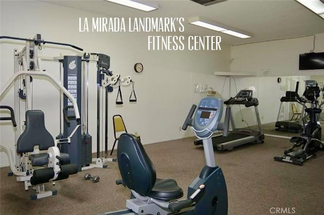 view of exercise room