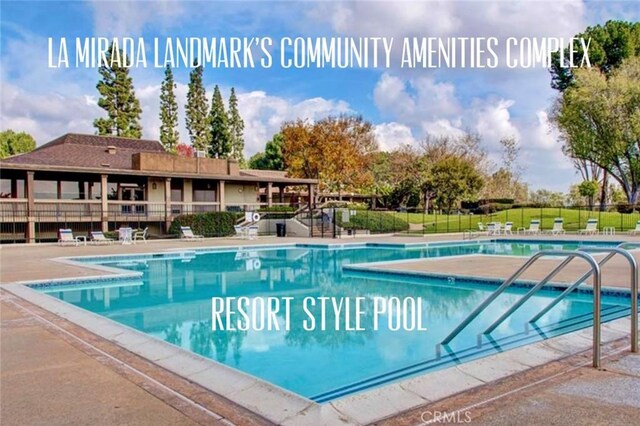 pool with fence