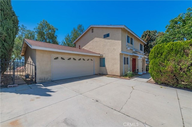 578 Vista Rambla, Walnut, CA 91789 - view of property exterior featuring stucco siding, concrete driveway, and an attached garage