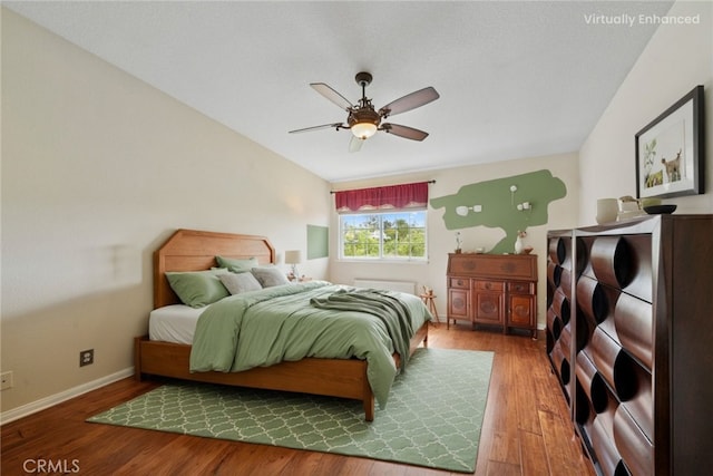 33046 Ocean Rdg, Dana Point, CA 92629 - bedroom with wood finished floors and ceiling fan