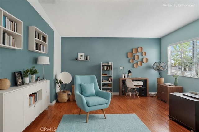 33046 Ocean Rdg, Dana Point, CA 92629 - sitting room with an office area and wood finished floors