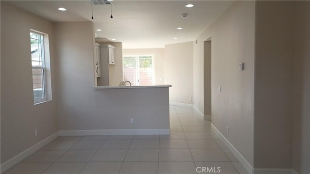 5183 Peony Ct, Riverside, CA 92506 - unfurnished room with light tile patterned floors, recessed lighting, and a wealth of natural light