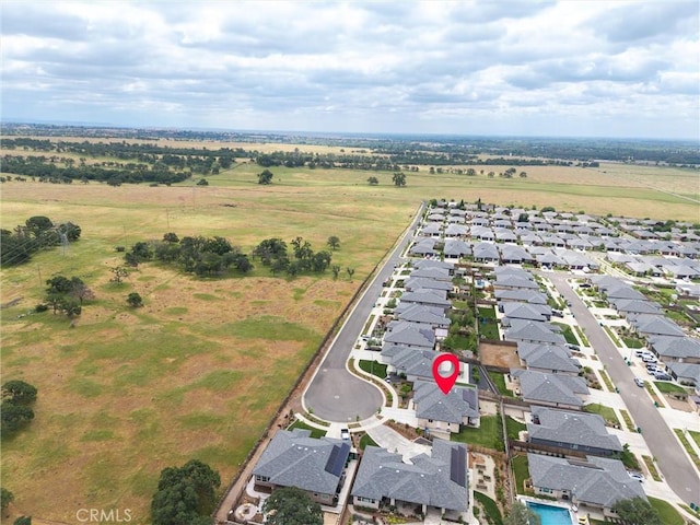1982 Dawncrest Dr, Chico, CA 95928 - bird's eye view featuring a rural view and a residential view