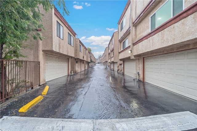 view of street with a residential view