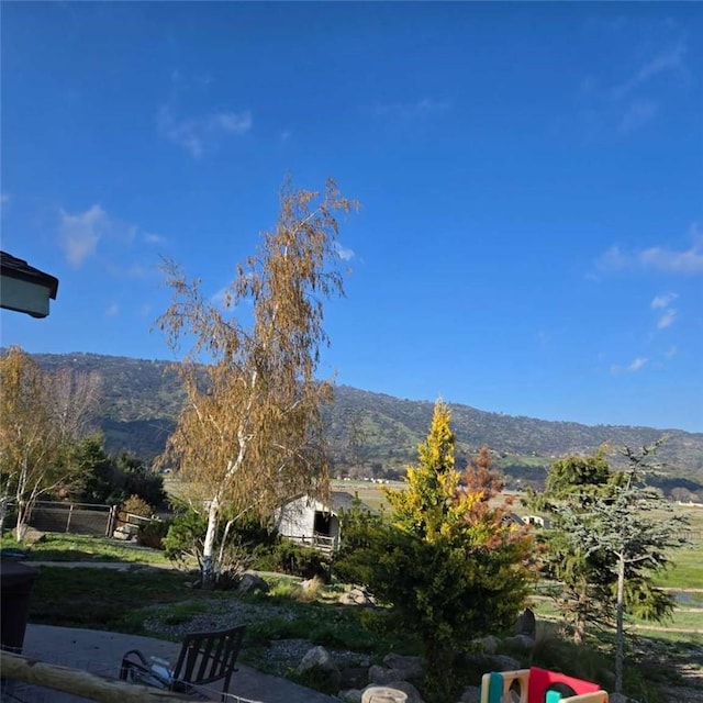 view of mountain feature