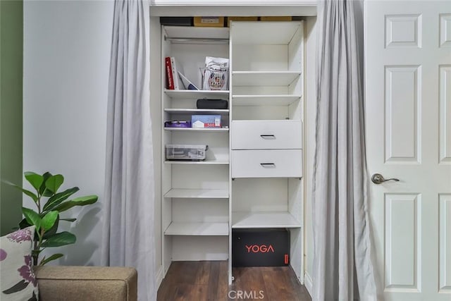 view of closet