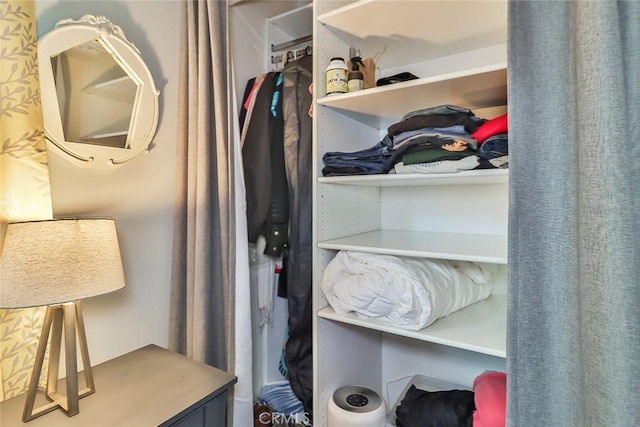 view of closet