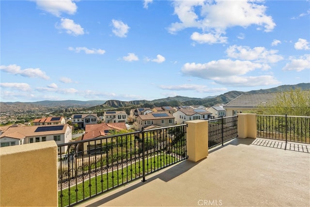 18797 Big Cedar Dr, Canyon Country, CA 91387 - balcony with a residential view and a mountain view