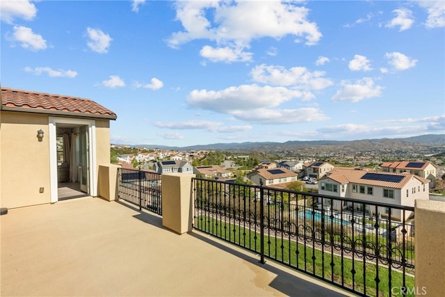 18797 Big Cedar Dr, Canyon Country, CA 91387 - balcony featuring a residential view and a mountain view
