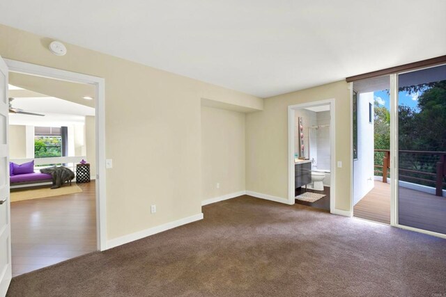 1710 Via Allondra, San Marcos, CA 92078 - empty room with baseboards, ceiling fan, and carpet flooring