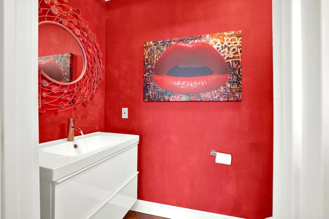 1710 Via Allondra, San Marcos, CA 92078 - bathroom featuring baseboards and vanity