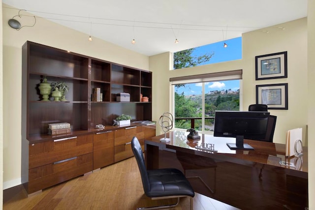 1710 Via Allondra, San Marcos, CA 92078 - home office featuring light wood-style flooring