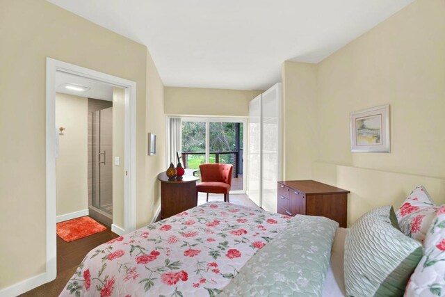 1710 Via Allondra, San Marcos, CA 92078 - bedroom featuring access to outside and baseboards