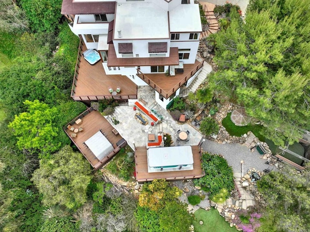 1710 Via Allondra, San Marcos, CA 92078 - birds eye view of property
