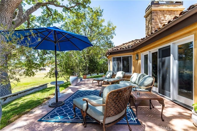 1015 Wild Oats Way, Templeton, CA 93465 - view of patio / terrace featuring outdoor lounge area