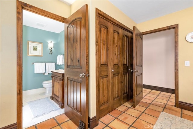 1015 Wild Oats Way, Templeton, CA 93465 - bathroom with toilet, tile patterned flooring, and vanity