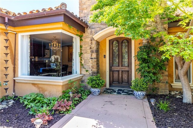 1015 Wild Oats Way, Templeton, CA 93465 - doorway to property with stone siding