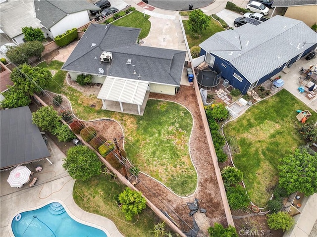 drone / aerial view