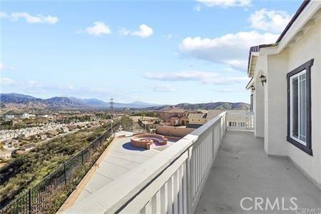 5491 N Pinnacle Ln, San Bernardino, CA 92407 - balcony featuring a mountain view