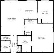 11767 W Sunset Blvd Unit 206, Los Angeles, CA 90049 - property floor plan