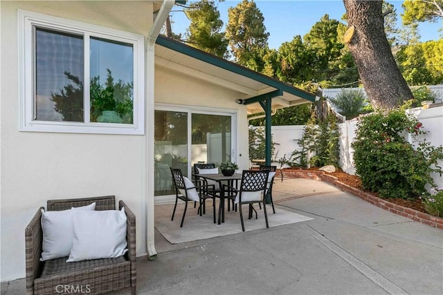 2320 Jayma Ln, La Crescenta, CA 91214 - fenced backyard featuring a patio area and outdoor dining space