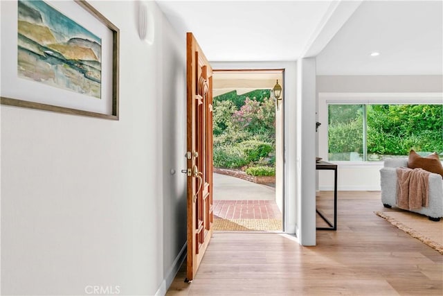 2320 Jayma Ln, La Crescenta, CA 91214 - entrance foyer featuring wood finished floors and recessed lighting