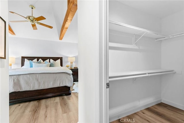 2320 Jayma Ln, La Crescenta, CA 91214 - bedroom with wood finished floors and ceiling fan