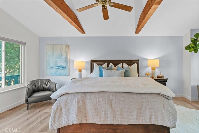 2320 Jayma Ln, La Crescenta, CA 91214 - bedroom featuring light wood-style flooring and ceiling fan