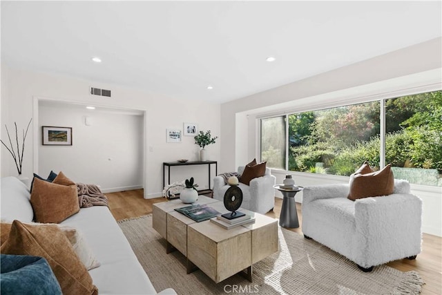 2320 Jayma Ln, La Crescenta, CA 91214 - living room with light wood-style flooring and recessed lighting