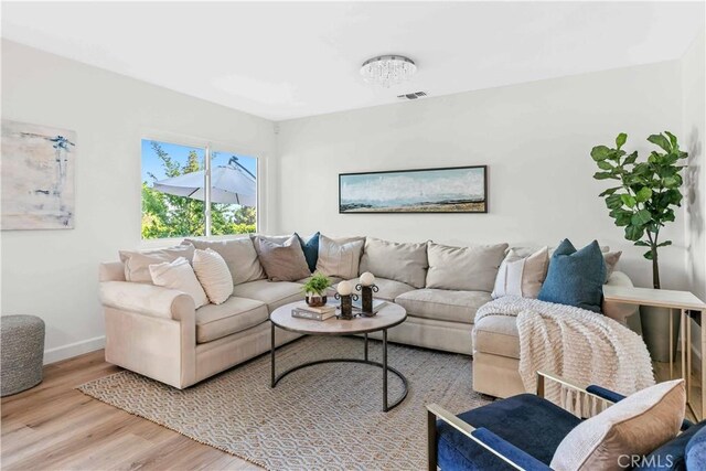 2320 Jayma Ln, La Crescenta, CA 91214 - living room featuring wood finished floors and baseboards