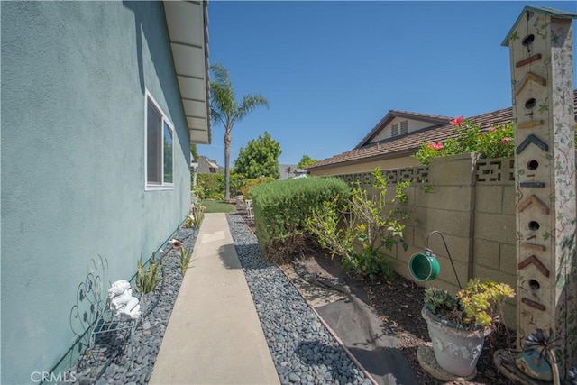 view of property exterior featuring stucco siding