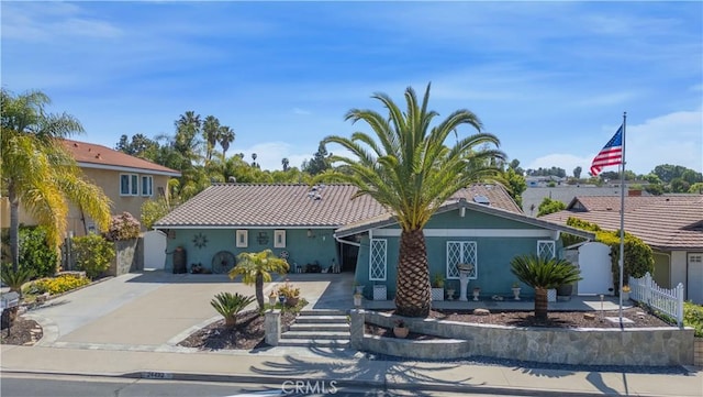 24492 Spartan St, Mission Viejo, CA 92691 - view of front of house with concrete driveway and stucco siding