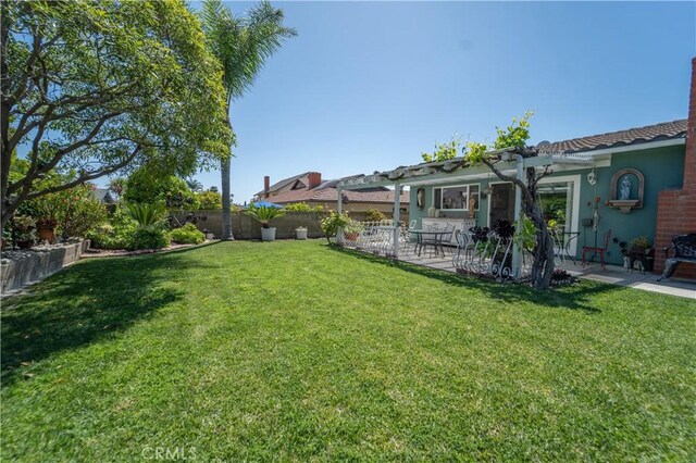 24492 Spartan St, Mission Viejo, CA 92691 - fenced backyard featuring a patio