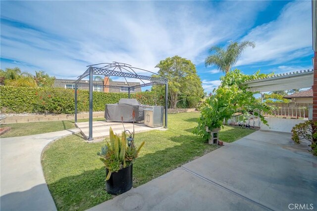 24492 Spartan St, Mission Viejo, CA 92691 - view of yard featuring a patio area and a gazebo