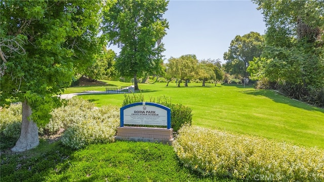 24492 Spartan St, Mission Viejo, CA 92691 - view of home's community featuring a yard and view of wooded area