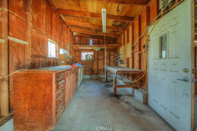 view of horse barn