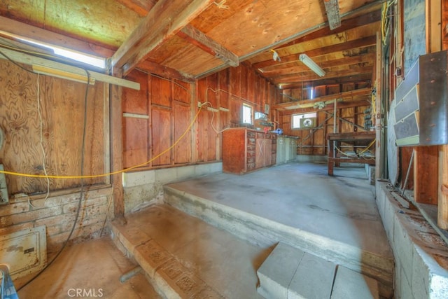 view of horse barn