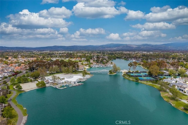4 Woodlake, Irvine, CA 92604 - aerial perspective of suburban area with a water and mountain view