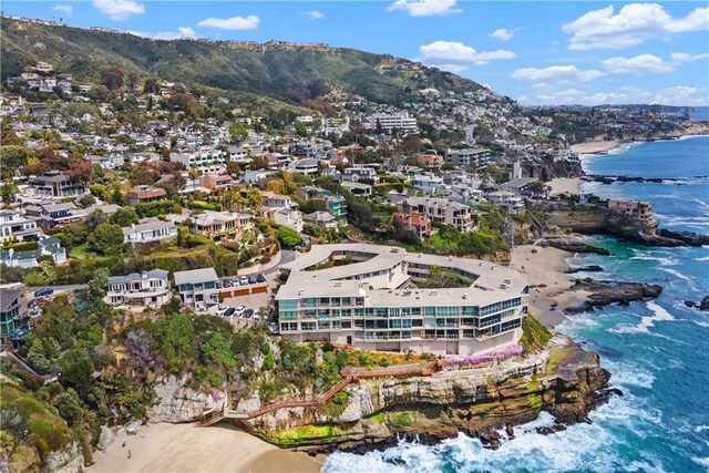 31588 Table Rock Dr, Laguna Beach, CA 92651 - drone / aerial view of a water and mountain view